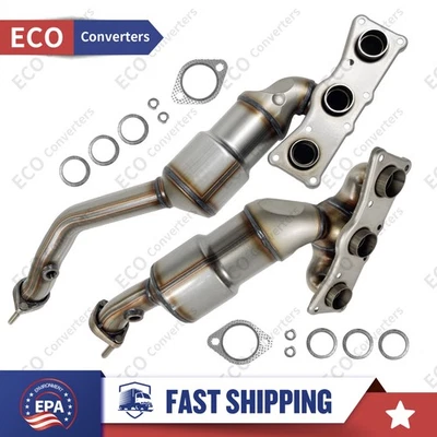 Manifold Catalytic Converters For 2007-2012 BMW 328i 3.0L EPA Front and Rear - Image 1 of 4