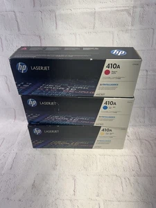 Original HP 410A 3er Pack Cyan Magenta Gelb Original JetIntelligence Toner - Bild 1 von 4