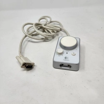 Logitech Z4i WHITE Speaker Volume Wired Control Pod Untested - Bild 1 von 4