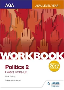 Aqa As/a-level Politics Workbook 2: Politics of the Uk by Nick Gallop Paperback  - Picture 1 of 1