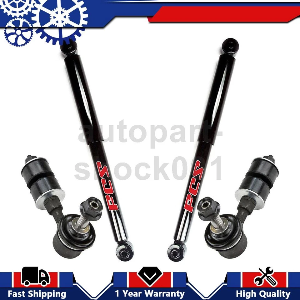 4 задних амортизатора стабилизатора подвески комплект звеньев для Saturn Vue 2007 2006 2005 2004 2003 2002 - Изображение 1 из 4