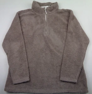 Joules Peluche Polar Para Mujer Grande Beige 1/4 Cremallera Sherpa Caminar Senderismo Suave Cálido - Imagen 1 de 12