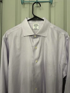 Brooks Brothers Lavender Dress Shirt 16.5-36Long Sleeve Button up Non iron - Picture 1 of 6