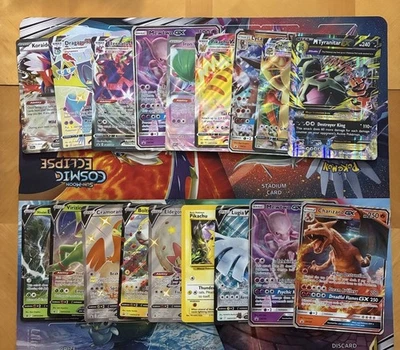 Lote de cartas Pokemon arte completa Alt Art Jumbo Charizard Sylveon Tyranitar 48 cartas - Imagem 1 de 4