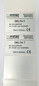 Druck Service Typenschilder silber  76x51mm  Polyester 10 Stück - Bild 1 von 1