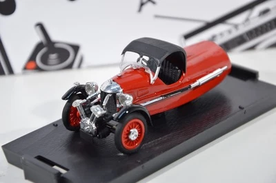 BRUMM 1/43 MORGAN MX-4 SUPER SPORT CHIUSA 1935 ROSSO R293-03 DIE CAST MODEL - Immagine 1 di 4