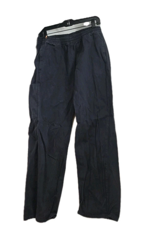 Calça cargo Yeezy YZY Gap cetim masculina tamanho médio poética azul marinho autêntica - Imagem 1 de 4