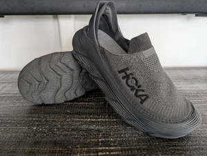 Hoka One One Restore TC Black Size 13 Men's 14 Women's Slip-On 1134532 - Picture 1 of 7