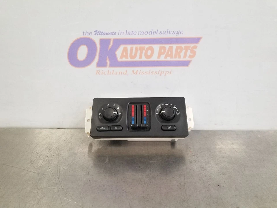 05 2005 Chevy Silverado 1500 LS TEMPERATURA AIRE ACONDICIONADO CALOR CLIMATIZADOR 10370034 Foto 1 de 4