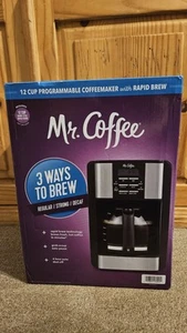 Mr. Coffee 12 Cup Programable Coffee Maker With Rapid Brew, New In Box - Picture 1 of 5