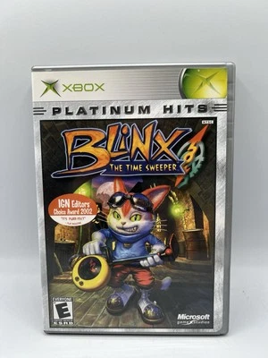 Blinx The Time Sweeper Xbox Platinum Hits Complete CIB - Image 1 of 4