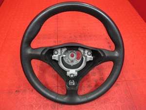 01-05 Porsche 911 Turbo S 996 MT 3 Spoke Steering Wheel Black Leather 6498 - Picture 1 of 11