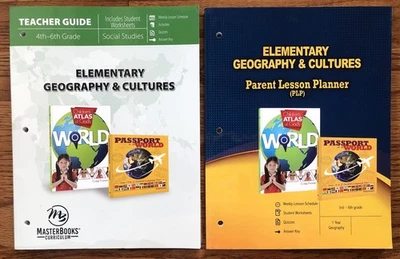 Master Books Elementary Geography & Cultures Teacher Guide & Parent Lesson Plans - Image 1 of 4