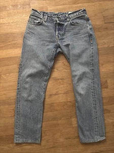 Imogene and Willie Denim Herren 30x28 Charlie Jeans gerades Bein Knopfleiste Baumwolle - Bild 1 von 11