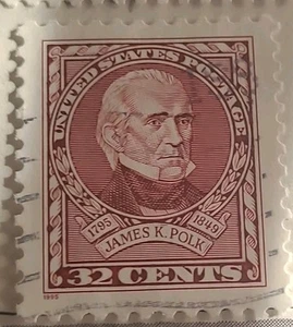 1995 32c James K. Polk, 11th President Scott 2587 Mint F/VF NH - Picture 1 of 1