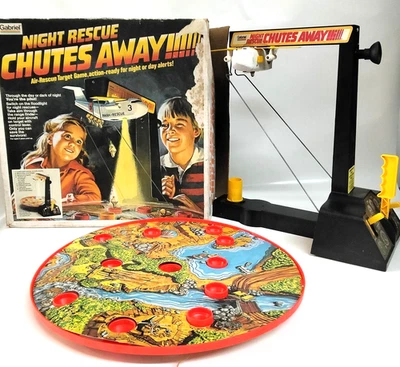Vintage 1979 Gabriel Night Rescue Chutes Away Game - Not Complete No Parachutes - Image 1 of 4