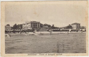 RICCIONE - TRATTO DI SPIAGGIA OSPITALE (RIMINI) 1932 - Imagen 1 de 1