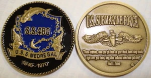 USS Medregal SS 480 Submarine Commemorative Coin Force - Picture 1 of 1