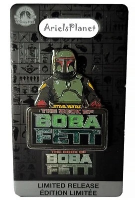 Disney Parks Star Wars The Book Of Boba Fett Bounty Hunter Limited Release Pin