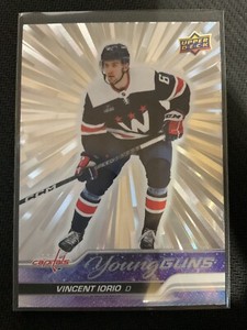 Vincent Iorio 2023-24 Upper Deck Outburst Silver Young Guns RC Card #224  *