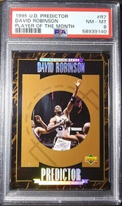 1995-96 Upper Deck Predictor Player of Month #R7 David Robinson SP -Pop2- PSA 8 - Picture 1 of 10