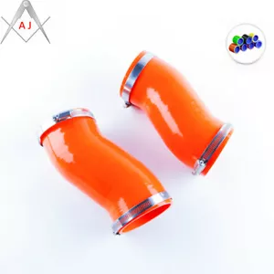 Manguera de silicona para tubo de admisión de aire para 2004-2008 Lamborghini Gallardo V10 5,0 L naranja - Imagen 1 de 3