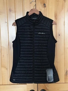 NWT EDDIE BAUER Women's MicroTherm® 2.0 Down Vest, Black MT - Picture 1 of 9