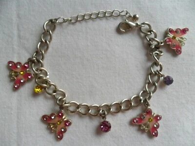 Mädchenarmband, Armband, Modeschmuck, 7 Anhänger - Bild 1 von 3