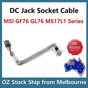 DC Jack Socket Cable For MSI KATANA GF76 11UE 11UG 12UE 12UC 12UD MS-17L1 MS17L1 - Picture 1 of 6