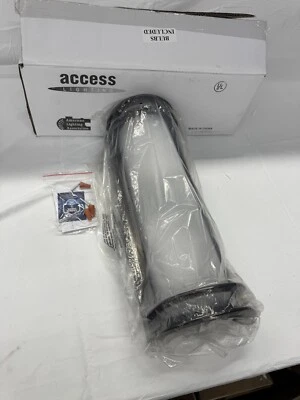 Access Lighting 20031LEDDMGLP Nevis 17" Tall LED Outdoor Wall - Bronze/ Ribbed - Image 1 of 4