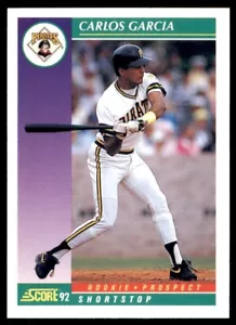 1992 puntaje #821 Carlos García novato - Imagen 1 de 2