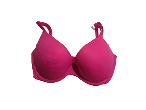 VICTORIA'S SECRET PINK Wear Everywhere Push Up Bra PINK 32DD Lined - Picture 1 of 4