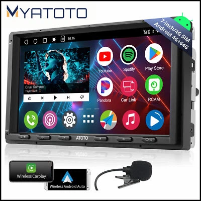 For Nissan ATOTO w/ Drivechat 2DIN 7" Wireless Carplay AI Stereo Head Unit Radio - Image 1 of 4
