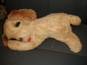 RARO Peluche Antiguo Gund Creation 12" de Largo para Perro Durmiente Muy Querido (P67) - Imagen 1 de 6
