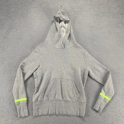 Sudadera con capucha deportiva Victoria's Secret para mujer gris mediana VSX deportiva espalda abierta Foto 1 de 4