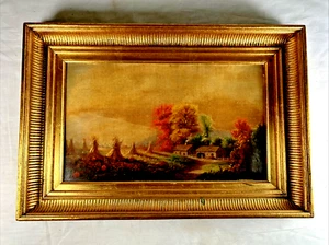 PRANG'S AMERICAN CROMOS "HARVEST" After B.B.G. STONE Vintage ART PRINT White Mts - Picture 1 of 11