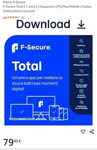 F-Secure Identity Protection 5 Devices, 1 Year - Foto 1 di 1