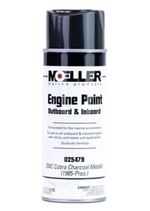 Moeller Color Vision Paint 1985-up OMC Cobra Charcoal Metallic #025479 - Picture 1 of 1