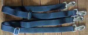 Correas para patas de manta de caballo - ajustables - elásticas - se venden como par - Imagen 1 de 3