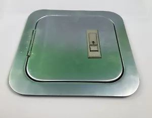 Large Steel Fuel Tank Inspection Door Petrol Gas Flap Cap Lockable Hatch RV - Picture 1 of 11