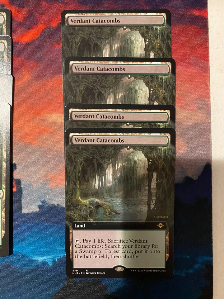 MTG Modern Horizons 2 Verdant Catacombs Extended Art x 4 - Image 1 of 1