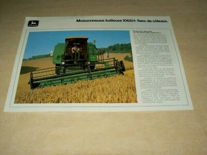 Prospekt Traktor JOHN DEERE Mähdrescher Mähdrescher 1068 H Schlepper Traktor - Bild 1 von 1