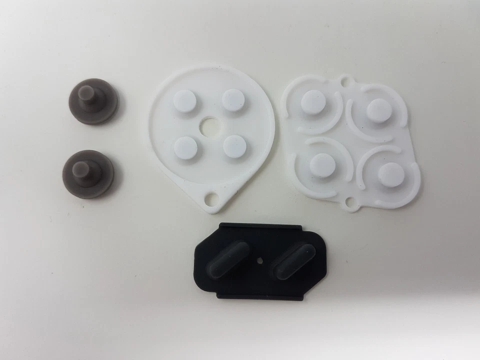 REPLACEMENT CONDUCTIVE RUBBER PADS SET FOR SUPER NINTENDO SNES / SFC CONTROLLER - Image 1 of 1