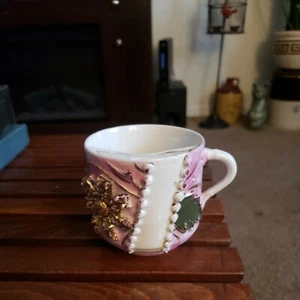 Antique MW Co. Porcelain Shaving Mug. Hand Painted. Made In Germany - Picture 1 of 9
