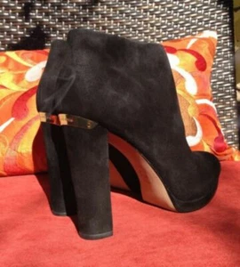 STUN-NING!***** Michael Kors Arley schwarze Wildlederstiefel Größe 9 - Bild 1 von 6