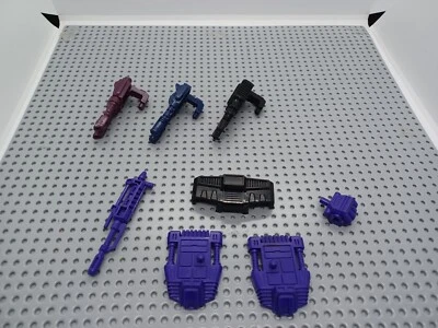 Vintage Transformers G1 Stunticons Accessory Lot With 3 Cannons & Menasor Parts - Image 1 of 4