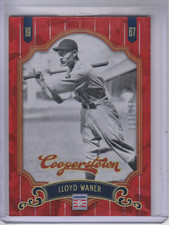 2012 Panini Cooperstown Crystal Collection Red #53 Lloyd Waner /399