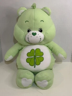 "Almohada trébol vintage Care Bear 2002 verde 28""" Foto 1 de 4