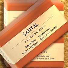 Savon du Midi 3er Pack Santal Karité-Seife 3x100 Naturkosmetik Sandelholz Shea