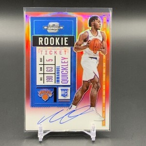 2020-21 Contenders Optic Immanuel Quickley Rookie Ticket Red /149 (IYC1158)
